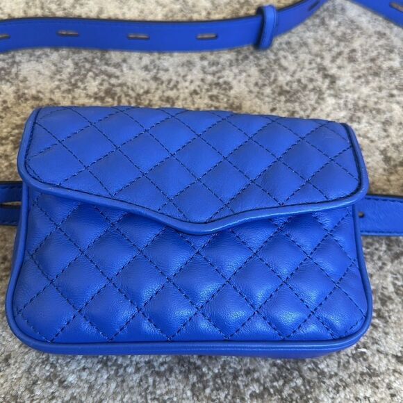 Rebecca Minkoff Mini Affair Ultraviolet Quilted Fanny Pack - Picture 2 of 9
